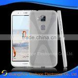 Tpu Soft Gel X Line Design Cell Phone Case For Huawei D199 G7 Plus, G8 Cover