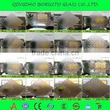 3mm,4mm,5mm,6mm Flora Figured Glass / Clear Patterned Glass