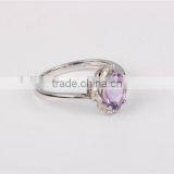 Women's Silver Ring With Big Red Stone Guangzhou Factory Machining Jewelry thumbnail-4