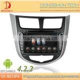 7" Hyundai Verna Accent 2011-2012 Pure Android 4.2.2 Car DVD GPS With WIFI/3G