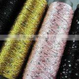 6NM/1Polyester sequin knitting yarn/beads yarn 3MM sweater yarn