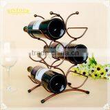 Ornaments Style Home Decoration Six Bottles of Wine Iron Mount Rack thumbnail-3