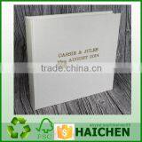 Jumbo Fabric Linen Photo Album With Gold and Silver Foil Logo thumbnail-1