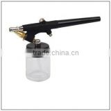 0.8mm nozzle Single-Action Airbrush with glass jar and air hose for paiting makeup(PR-138)