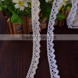 Ivory crochet 100% cotton lace trim