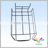 Black Powder-coated Smartable Office Counter Metal Brochure Display Rack thumbnail-2