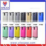 Combo Materails Card Hold Touch Armor Hybrid Case for Samsung Note 4 With Mirror thumbnail-1