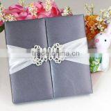 Good Quality Ivory Wedding Invitation Box Envelop Inside Unique thumbnail-2