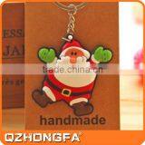 Christmas PVC Custom Keychain, Rubber Keychain Wholesale thumbnail-4