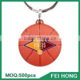 China Supplier Advertising Printed Basketball Souvenir Oem Key Holder thumbnail-1