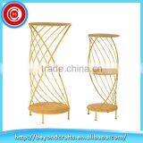 China Wholesale 2-tiers Yellow Metal Storage Rack / Storage Rack Shelves thumbnail-1