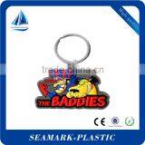 2016 Cheap Custom Shaped Rubber Logo Projector Keychain for Company