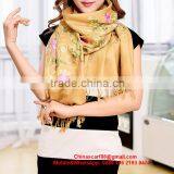 Wholesale Embroidered Cashmere Scarves thumbnail-2