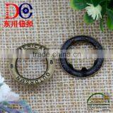 Big Size Custom Logo Engraved Metal Ring Prong Snap Button for Jeans thumbnail-2