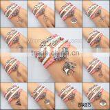 Ebay Leather Wristband Cuff Rhinestone Buckle Bracelet Wholesale thumbnail-6