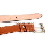 Fashion Brown Cowhide Leather Men's Soft Leather Belt thumbnail-5