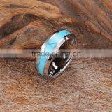 Wedding Engagement Imitation Diamond Stainless Steel Ring 18k White Gold Plated Stainless Steel Jewelry thumbnail-2