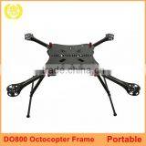 Brand New Portable Carbon Fiber Drone Frame DO800 Octocopter Frame
