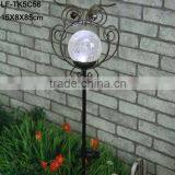 Iron Owl Garden Stake With Solar Product thumbnail-1