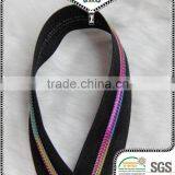 3# Open End Rainbow Teeth Nylon Zipper