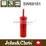 Standing Galvanized Toilet Brush Holder for Cleaning thumbnail-3