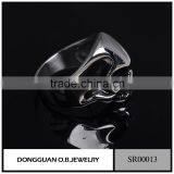 Wholesale Latest Silver Skull Ring Design Fashion Cool Men's Skull Ring On Dongguan Supplier thumbnail-2