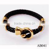 Classic Bracelet Jewelry For Men /Bio Magnetic Leather Bracelet Price thumbnail-6