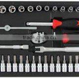 36 PC 1/4" DR. Socket Wrench Set