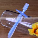 Wholesale Kid Custom Cheap Silicone ClearToothbrush for Children, Baby Mini Toothbrush