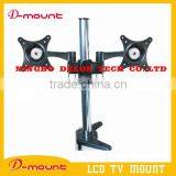 360 Degree DOUBLE SWIVEL LCD TV TABLE MOUNT TV BRACKET