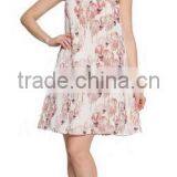 Sleeveless Ladies House Dress Digital Printed House Dress thumbnail-2