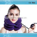 Comfortable Full Flannel Travel Neck Pillow Cervical Collar Portable Inflatable Cervical Traction Apparatus thumbnail-1