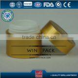 Golden Aluminum Lotion Bottle With Inner Side Plastic Bottle,shiny Gold Color Rim thumbnail-5