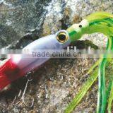 HOT SALE 100mm 140 mm Hard Fishing Lure With Octopus Skirt thumbnail-1