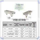 Power Line Hardware Galvanizing H.R. STEEL Messenger Cable Suspension Clamp thumbnail-4