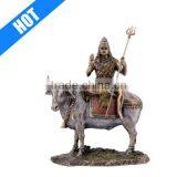 Cusomized Handmade Painted Resin Shiva Bull Statue FOR Sale thumbnail-1