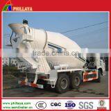 SINOTRUK HOWO Chassis 8cbm 10cbm 12cbm Cement Mixer Truck Semi Trailer for Sale thumbnail-2