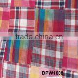 Madras Cotton Shirting Patchwork Handmade Pure Fabric thumbnail-1