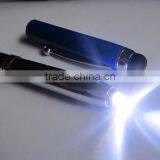 Custom Logo Laser Engrave Copper Stylus Pen With LED Flashlight ,3 1 in Touch Screen Stylus Pen thumbnail-3