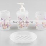 Purple Baroomth Set Shower Curtain/ Bath Math, 7pcs Bathroom Accessories Set, Bat Set Gift, Plastic Bathroom Set Accessories thumbnail-3