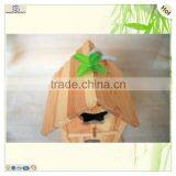 Wholesale Decorative Butterfly Carved Water Slot Wooden Bird Cages thumbnail-2