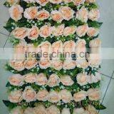 Artificial Flower Pieces Row for Hanging Wall Flower Mat for Wedding Decoration thumbnail-1