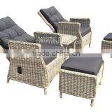 Poly Rattan Garden Relax Chair Sets thumbnail-2