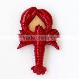 Custom Design 3D Resin Seafood Delicious Lobster Shaped Fridge Magnet thumbnail-1