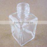 Clear Color Square Glass Jar thumbnail-3
