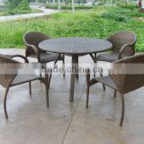 Rattan table and chair with new style 2012