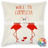 Size 45 cm x 45 cm Flamingo Pillow Case Cover thumbnail-4