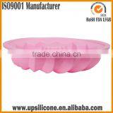 BPA Free Food Grade Silicone Fluted Mold Bunt Pan- Silicone Cake Mould Toast Microwave Oven Bakeware Mold Bundt Cake Pan Bread thumbnail-5