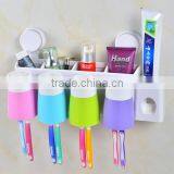 Plastic Toothbrush Holders Sets With Four Cups/toothpaste Dispensers / Toothpaste Squeezers thumbnail-1