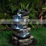 Frog and Four Lily Pad LED Lighted Outdoor Fountain thumbnail-3
